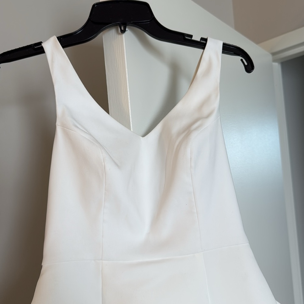 Anthropologie Sachin & Babi Archie V-Neck Back-Bow Mini Dress BHLDN - Picture 5 of 10